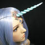Lady Amalthea - handmade Tiara with Horn