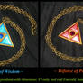 Legend of Zelda: Triforce - handcrafted Pendants