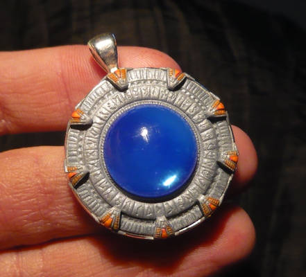 Stargate - handsculpted Pendant