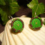 Hobbit Hole - handmade Earrings