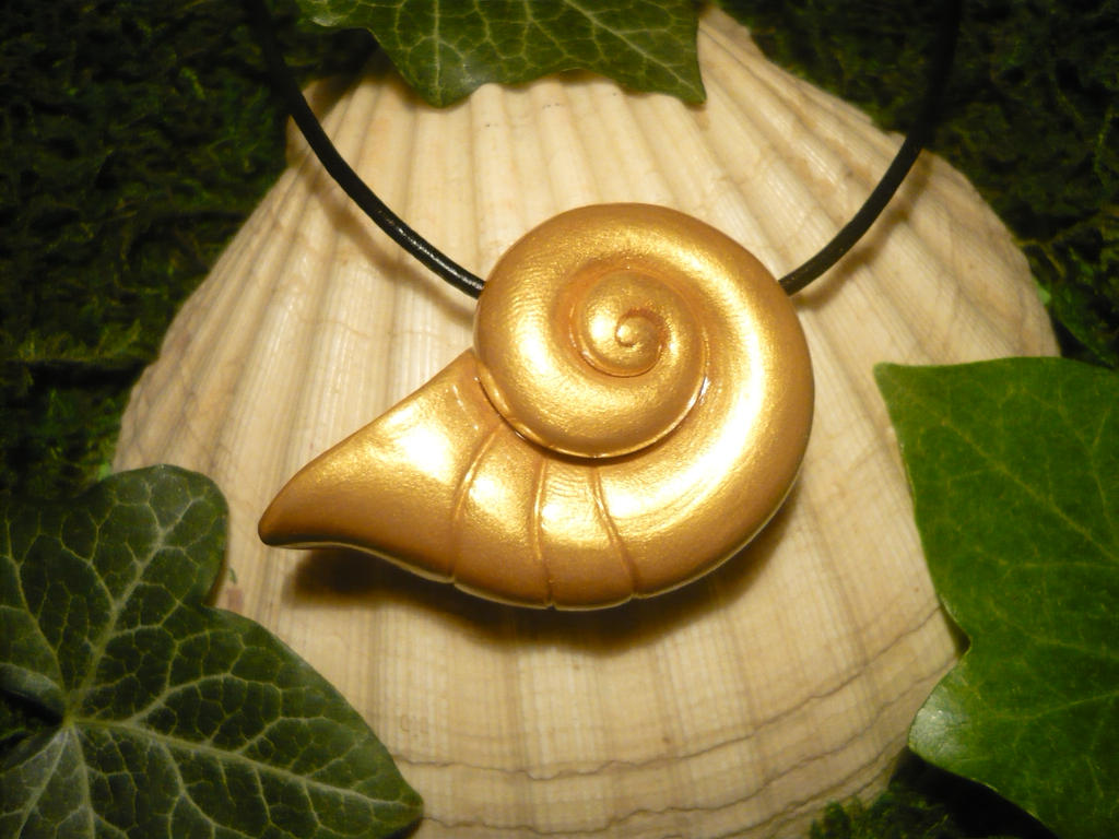 Ursula's Magic Shell - handmade Charm by Ganjamira on DeviantArt