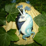 The Last Unicorn IV - handsculpted Cameo Pendant