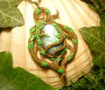 Dryads Lost Heart - handmade Pendant by Ganjamira