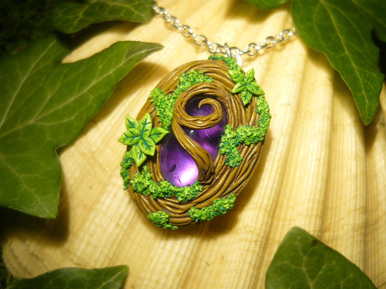 Soul of the Forest - handmade Locket Medaillon