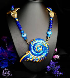 Royal Depths - OOAK Seashell Necklace