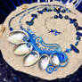 Azure Abalone - OOAK Statement Necklace