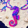 Enchanted Seahorse - OOAK Merfolk Necklace