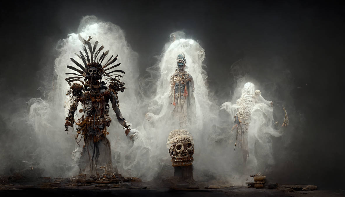 Deviantart Aztec Ritual Ivo Hristov an aztec god character design scary r by ivohristov on ...