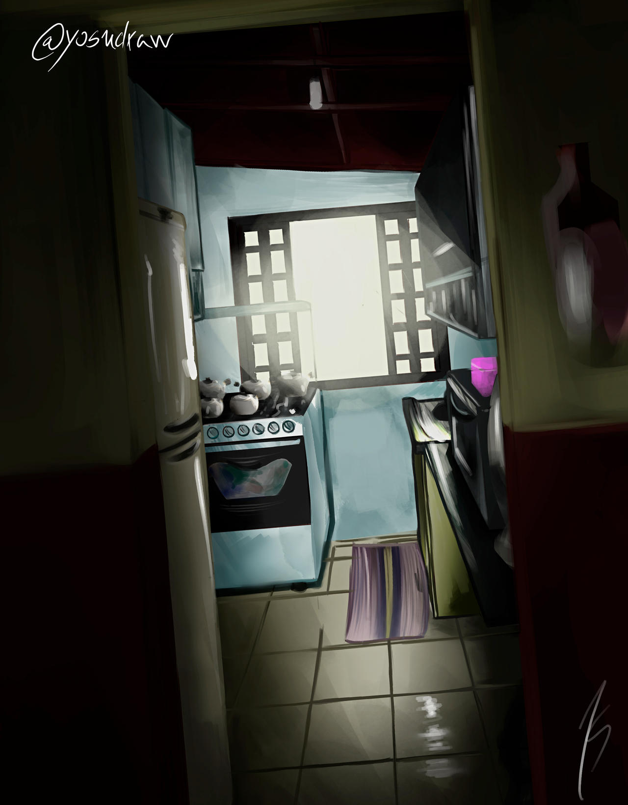 Empty room by yosudraw on DeviantArt