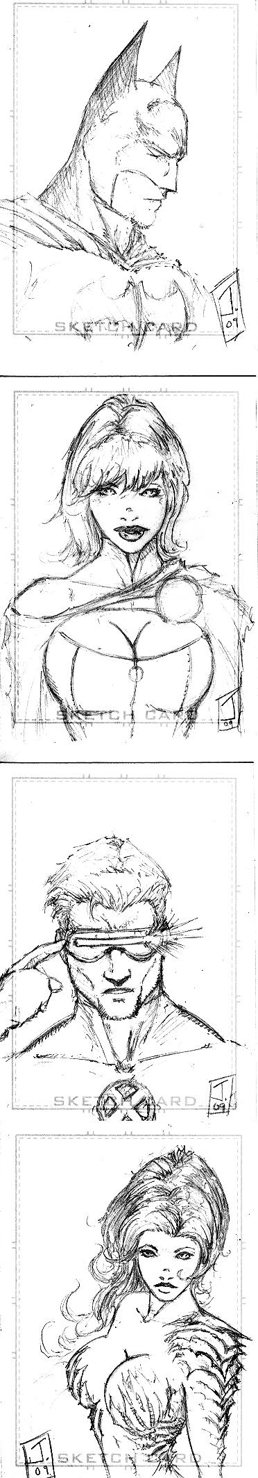 Blueline pro sketch cards