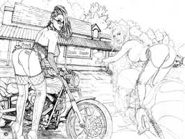 Biker Babes WIP