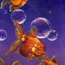 Goldfish and Bubbles