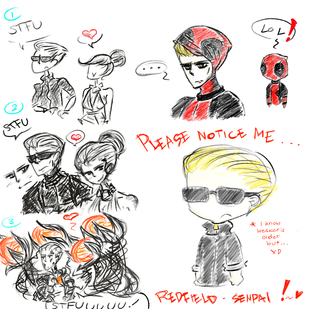 Random Wesker doodles