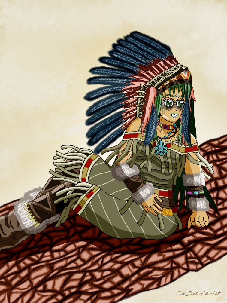 Native American OC Pelipa by TheExertionist on DeviantArt