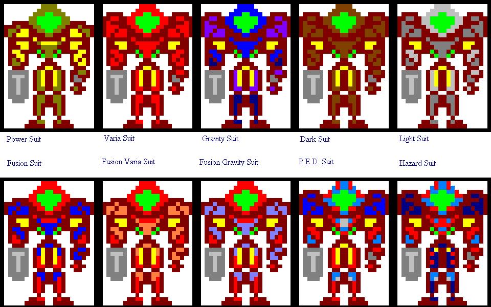 Samus Aran Hall of Armors