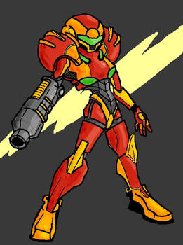 Samus Sketch Colored