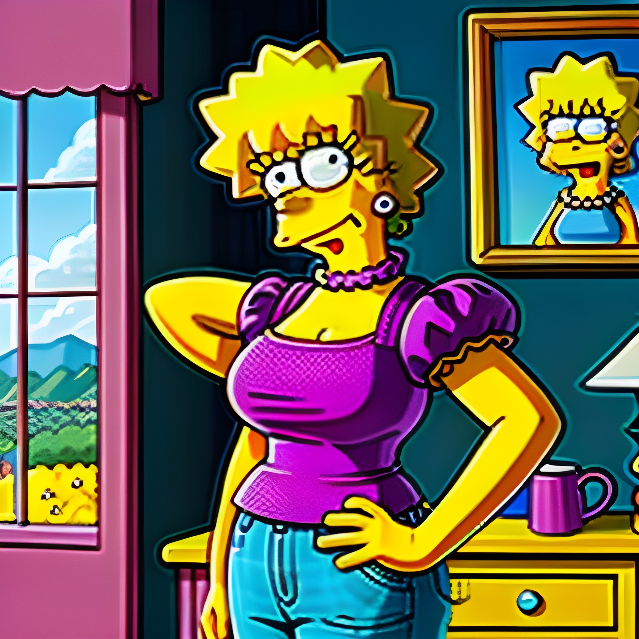 Super Lisa Lisa Simpson by stepfordeagle on DeviantArt