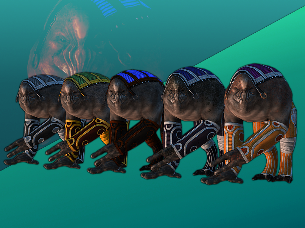 Elcor from ME1 + Recolors by Gragra96 on DeviantArt