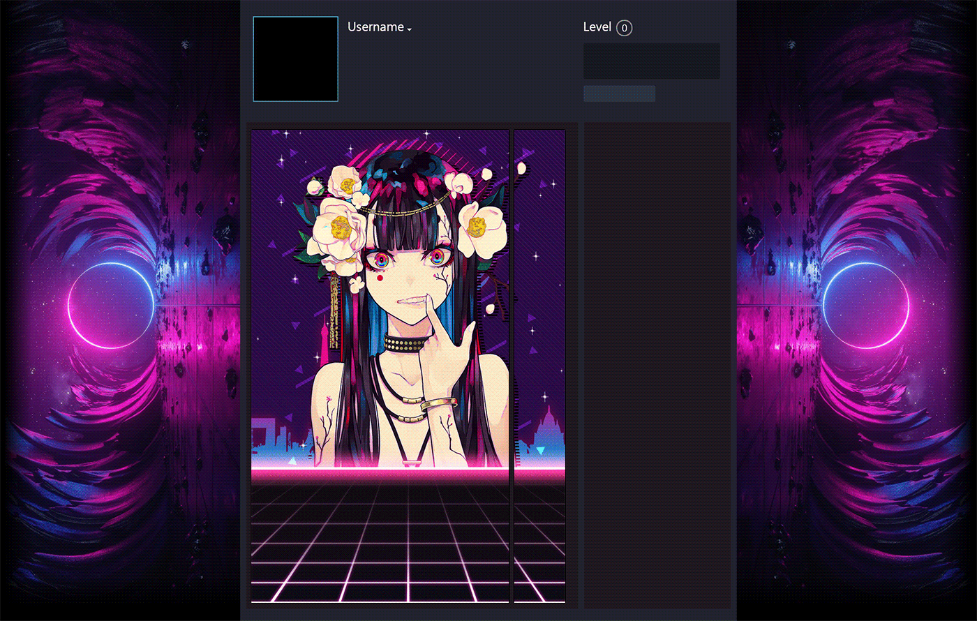 [Artwork Design] Flower Girl [Synthwave] by Xroulen on DeviantArt