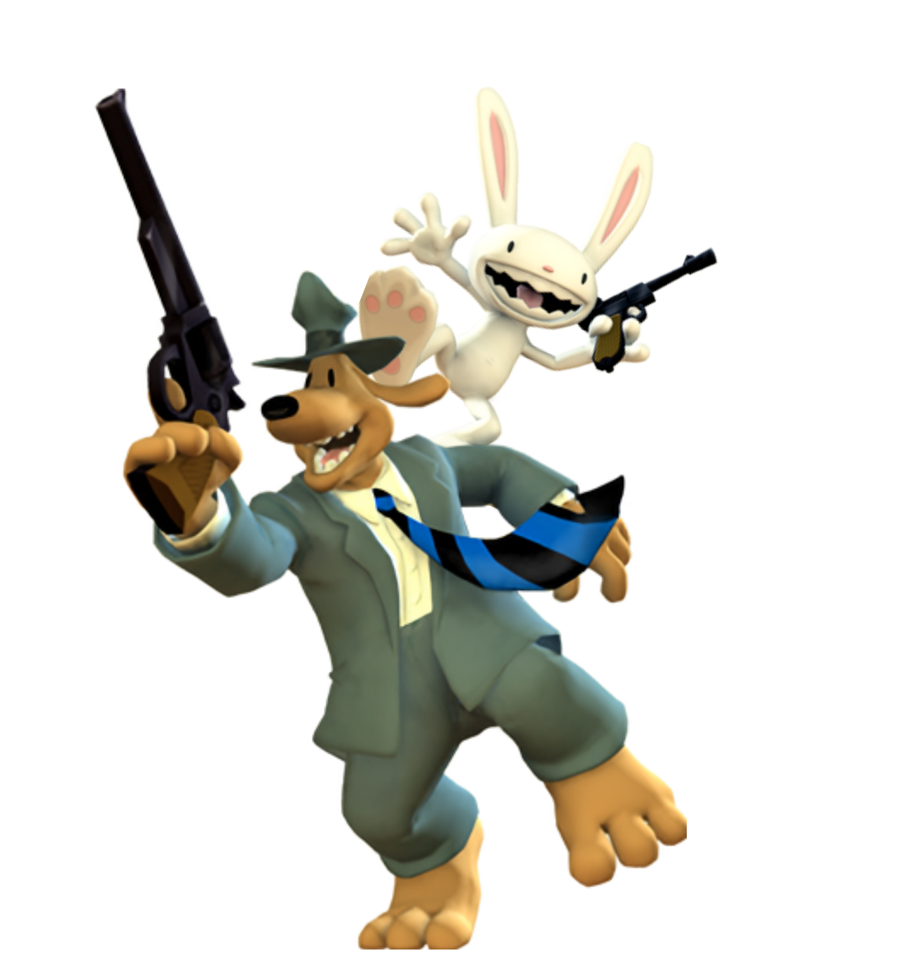 Sam and Max render by YoshiDonna729567 on DeviantArt