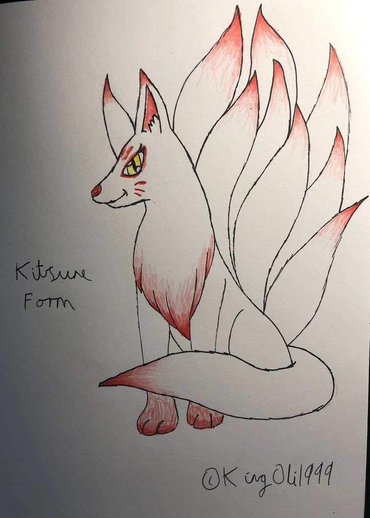 Kiyomi's Kitsune/ Fox form by KingOli1999 on DeviantArt