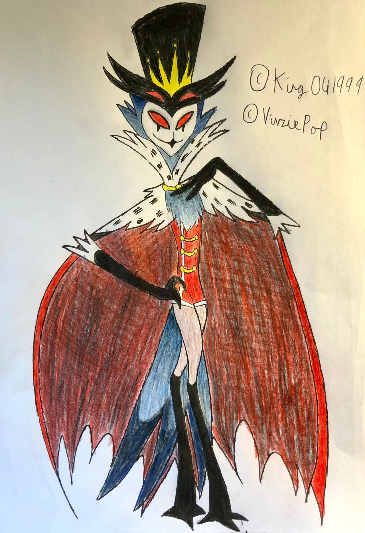 Stolas Robe Deviantart Fanart: Stolas (Helluv Boss) by KingOli1999 on DeviantArt