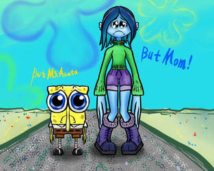 SpongeBob and Ruby Gillman sad