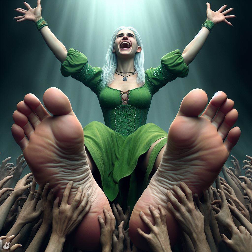 Large feet tickled by olmeno on DeviantArt
