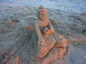 Buddha Sand Sculpture