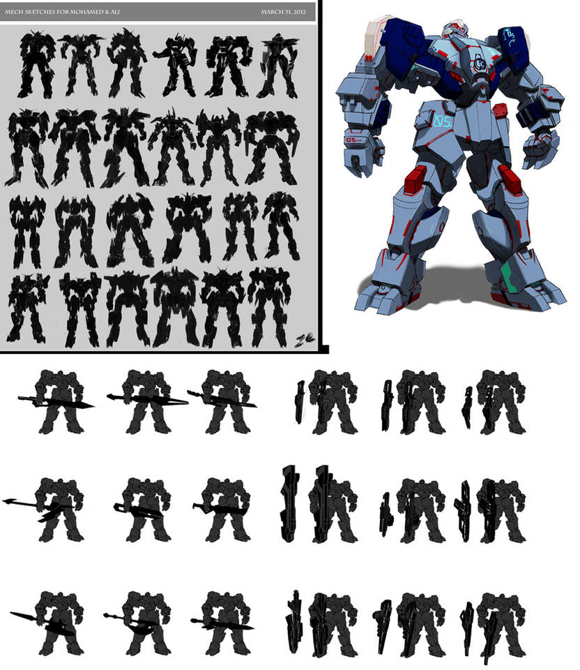 86 Mech Design Military mech design page by silent-rage on DeviantArt