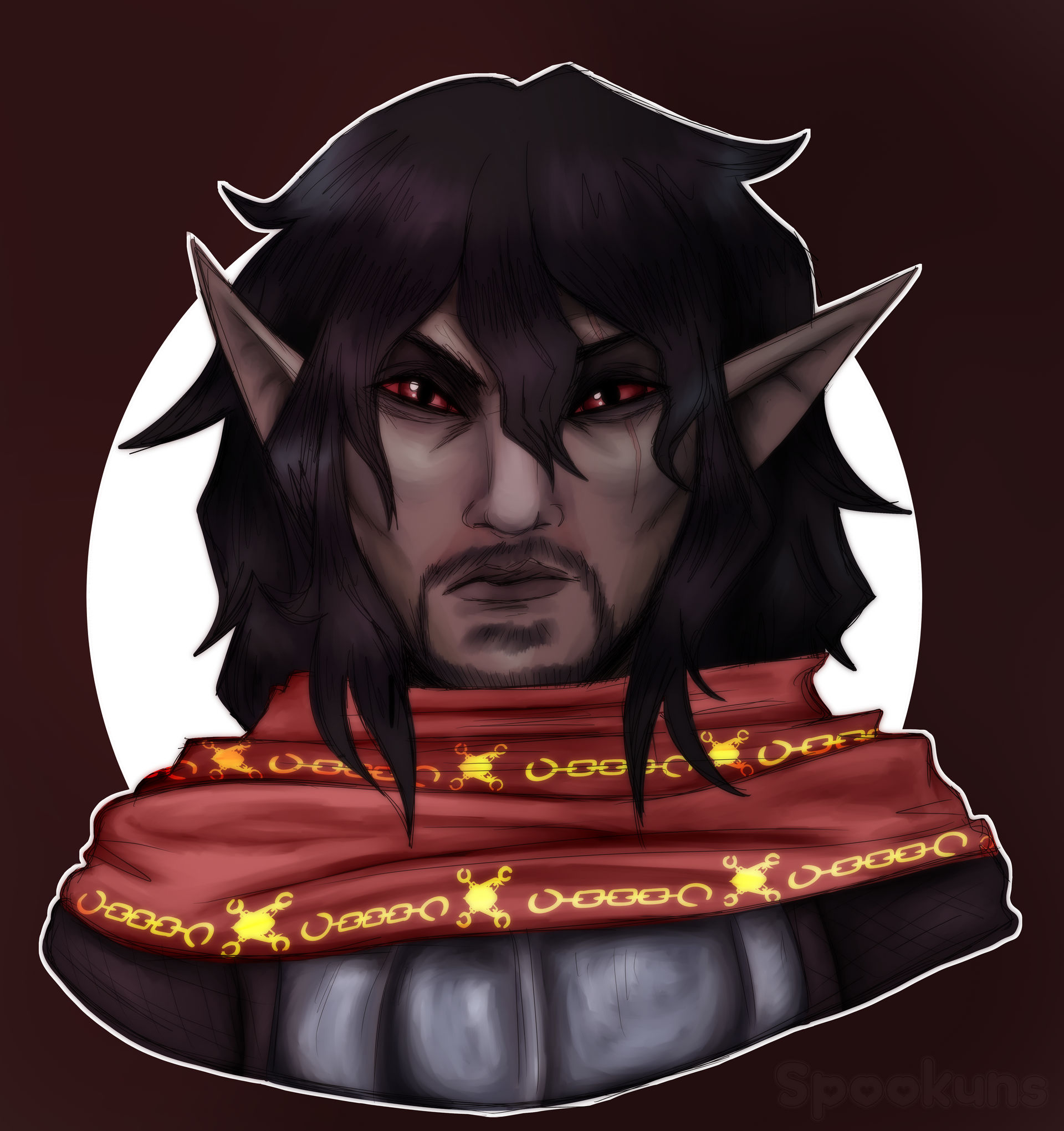 Last Twitter Raffle Headshot 2/2 by Spookuns on DeviantArt