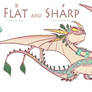 Flat and Sharp