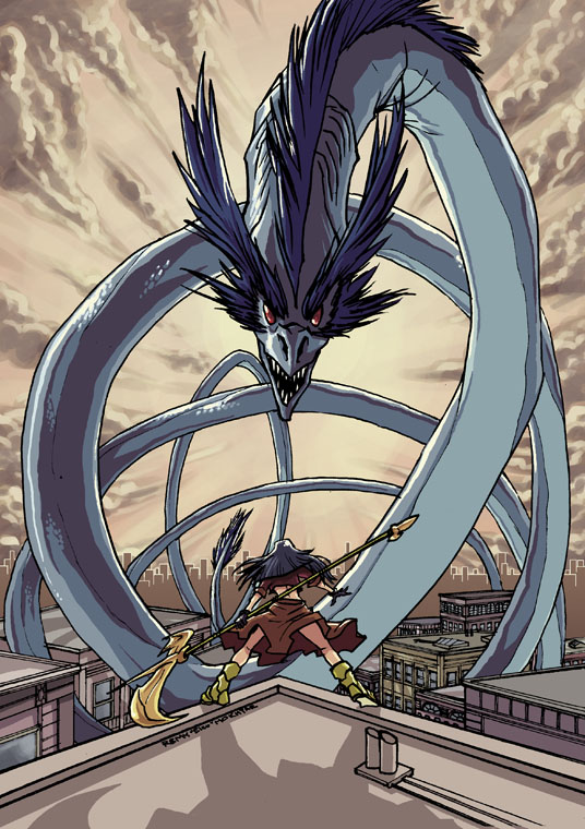 Zinda the Dragonslayer by eisu