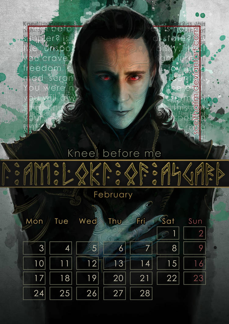 Geek Calendar 2014: February by Sceith-A on DeviantArt
