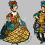 Set of Baroque costumes(2)