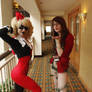 Harley Quinn (me) and Ivy posing it up!