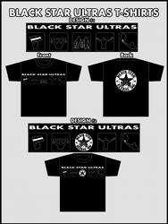 Black Star Ultras t-shirts