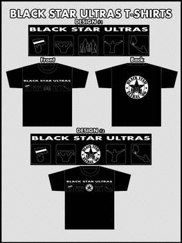 Black Star Ultras t-shirts
