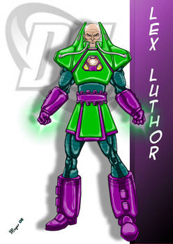 DC Comic's Lex Luthor Armored