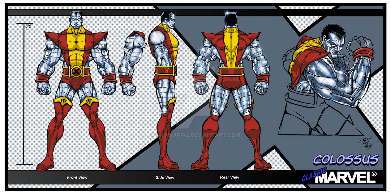 Classic Marvel-Colossus by skywarp-2 on DeviantArt