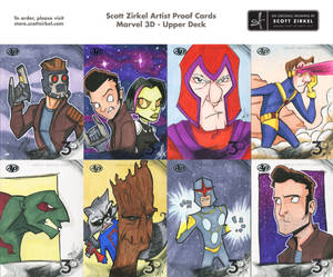 Marvel 3D Artist Proof Sketch Cards