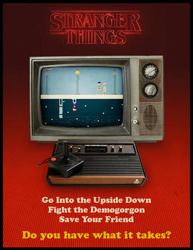 Stranger Things Atari Ad