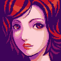 Pixel Portrait Girl