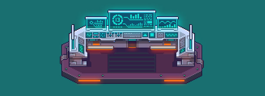 Control Panel Pixel Art