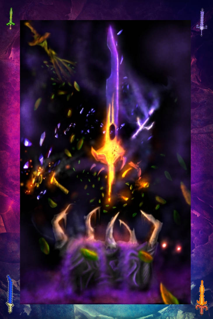 Terraria : making the night’s edge by BlacksmithOWY on DeviantArt