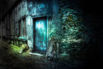 blue door by the4Dcreative