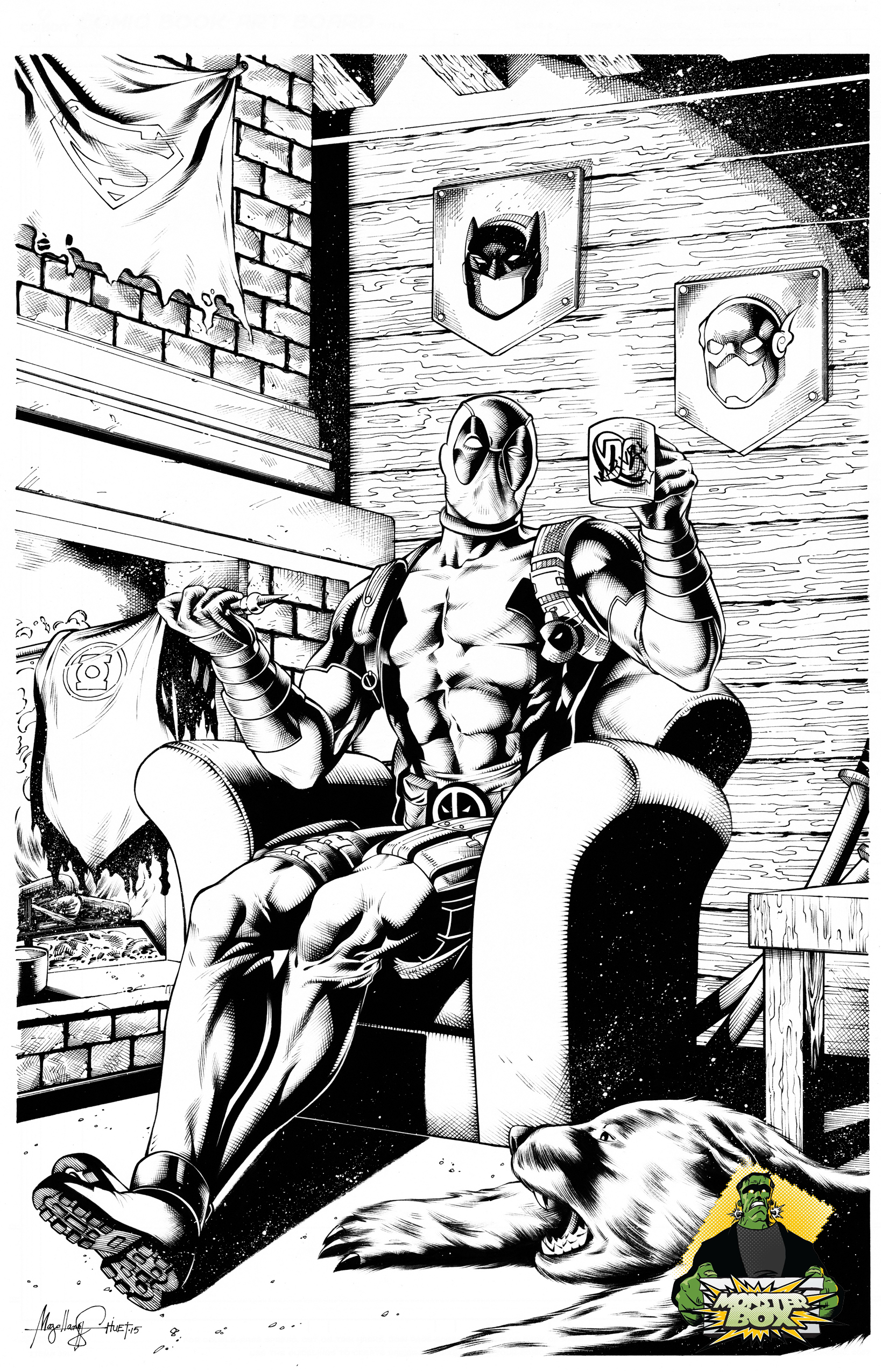 Deadpool chillin