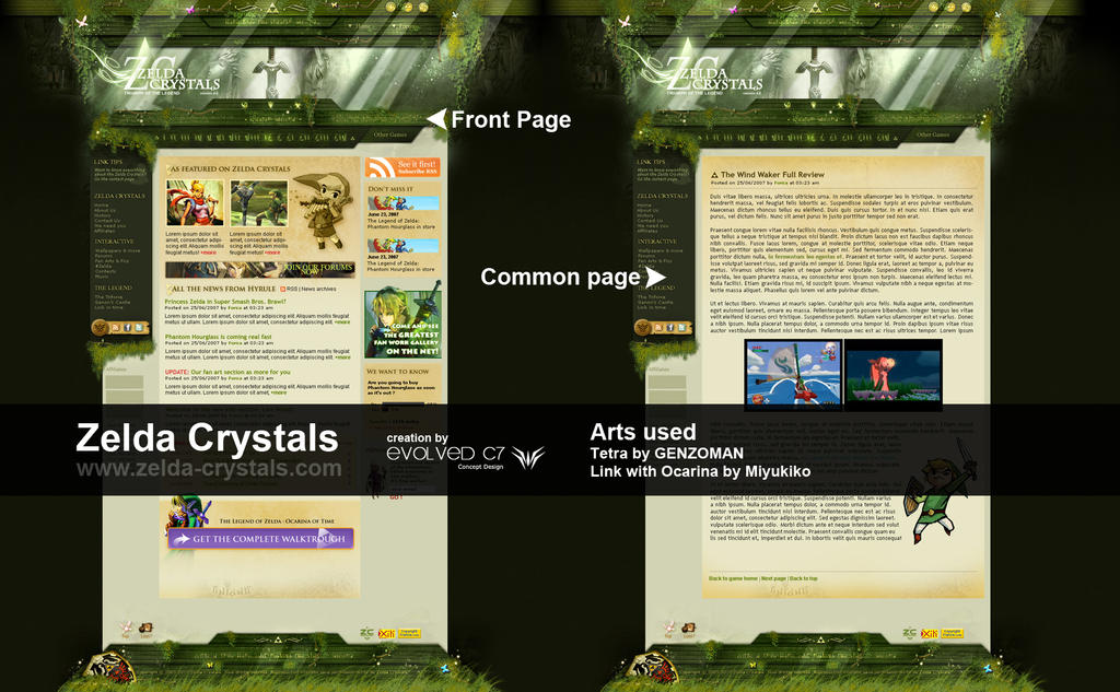 Zelda Crystals v4 Layout