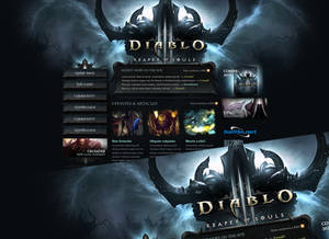 Diablo III Reaper of Souls Wordpress Theme