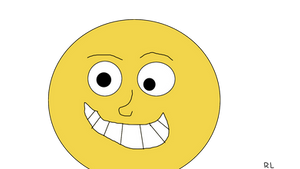 Creepy Happy Grin Emoji